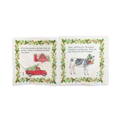 Barnyard Christmas Book Panel