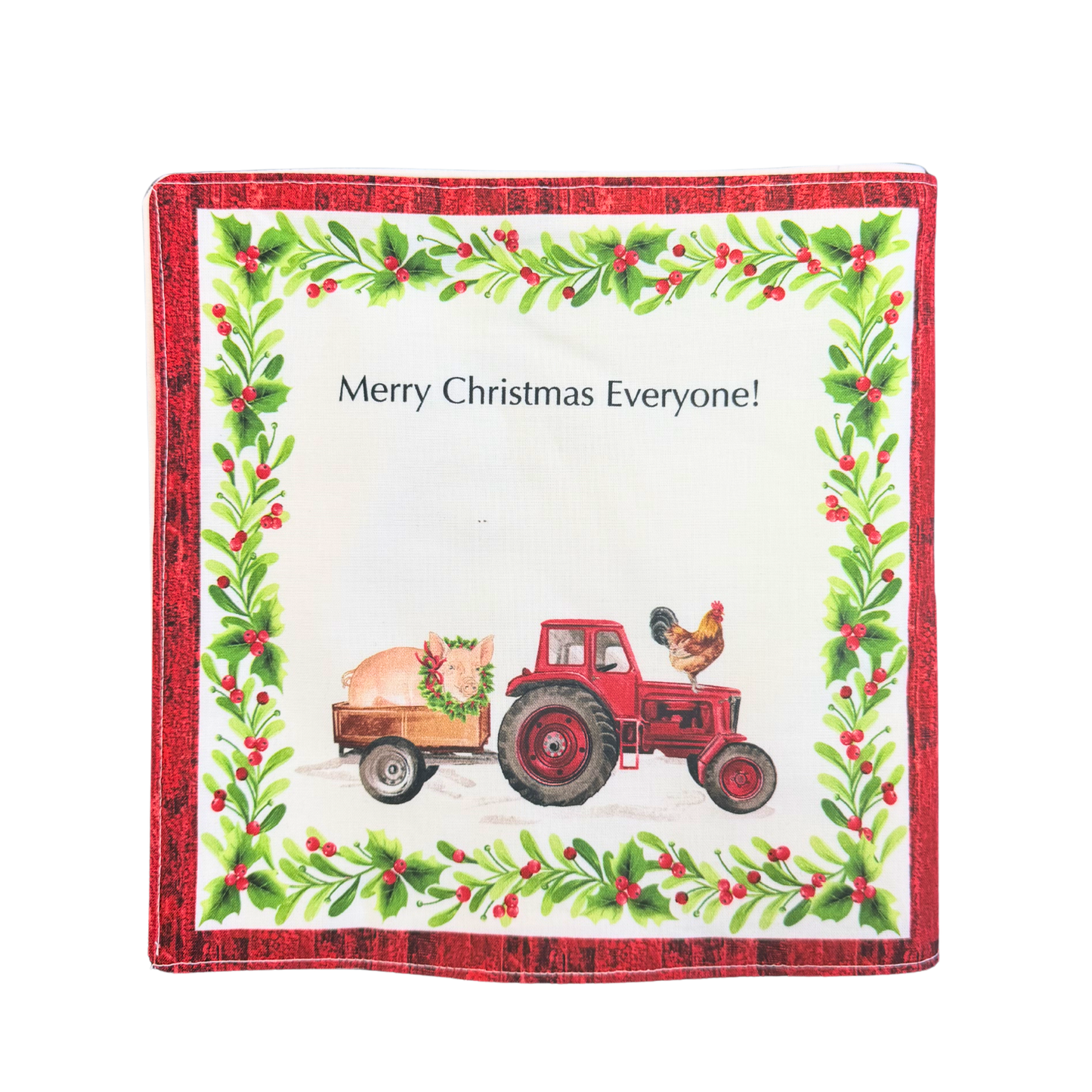 Barnyard Christmas Book Panel