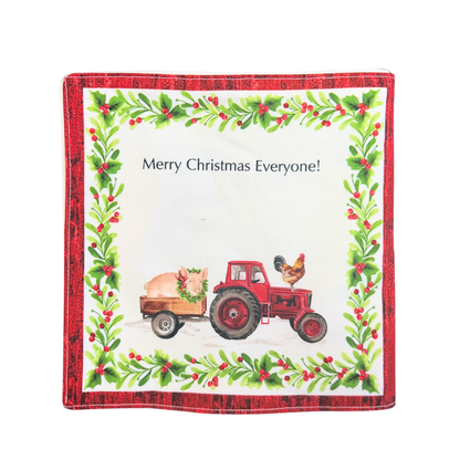 Barnyard Christmas Book Panel