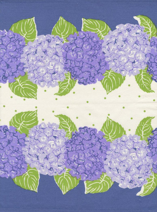 16" Classic Retro Floral Hydran 920 319 Moda Toweling#1