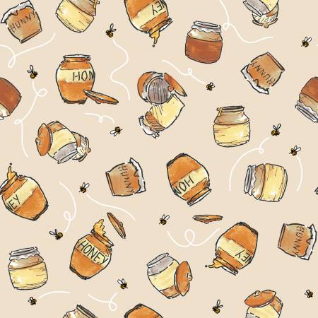 Classic Winnie Taupe Honey Pots Winnie The Pooh
