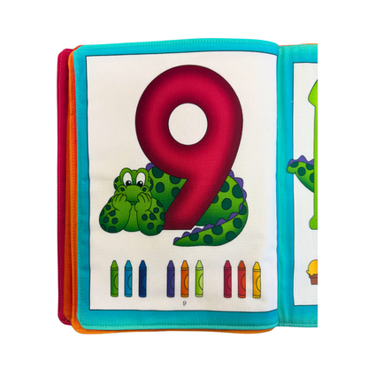 Dexter the Dinosaur All About Numbers Book Panel
