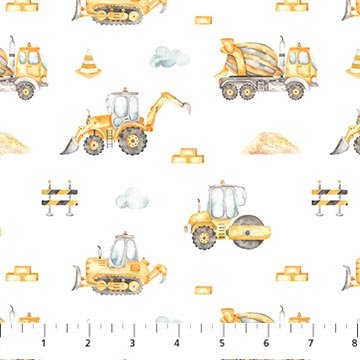 Little Builders White Trucks