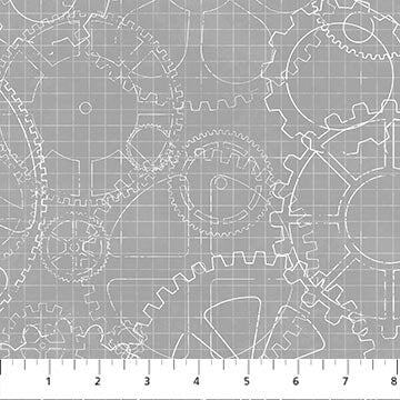 Little Builders Gray Cogwheels