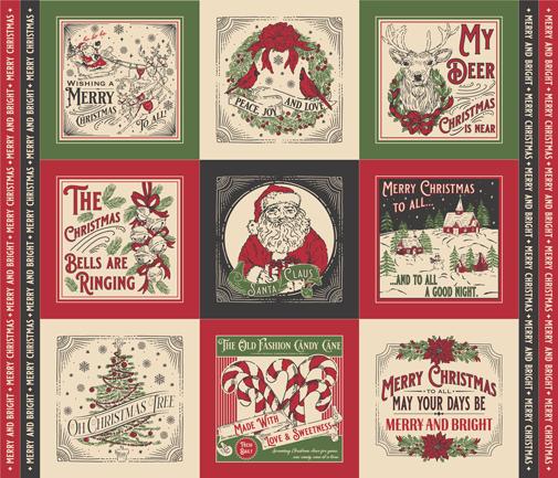Holiday Cheer Panel Natural 20978 11 Moda #1