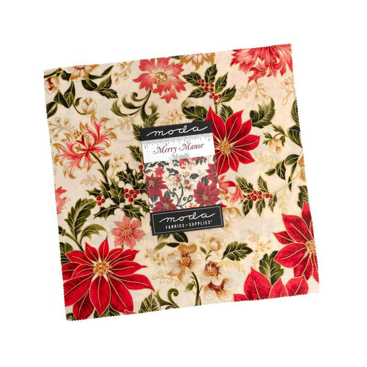 Merry Manor 2025 Layer CakeÂ® 33860LCM Moda Precuts#1