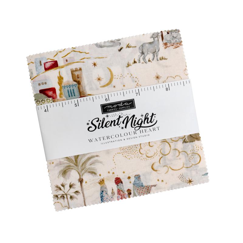 Silent Night Charm Pack 40050PP Moda Precuts#1