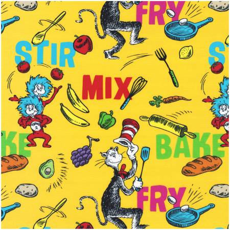 Dr. Seuss Words Yellow