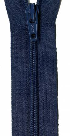 22in Size 3 Zipper Navy Blue