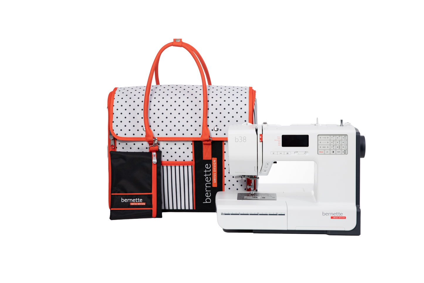 Bernette Polka Tote and Pouch