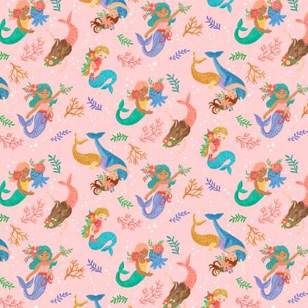 Mermaid Friends Pink