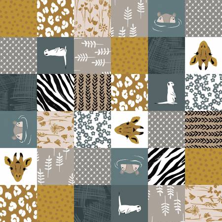 The Waterhole Cheater Print Blue