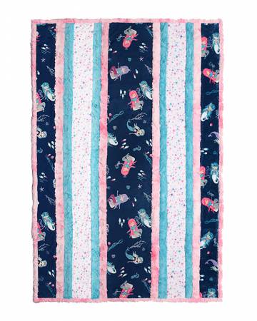 Fabulous 5 Cuddle Kit Mermaid Tail 38in x 58in