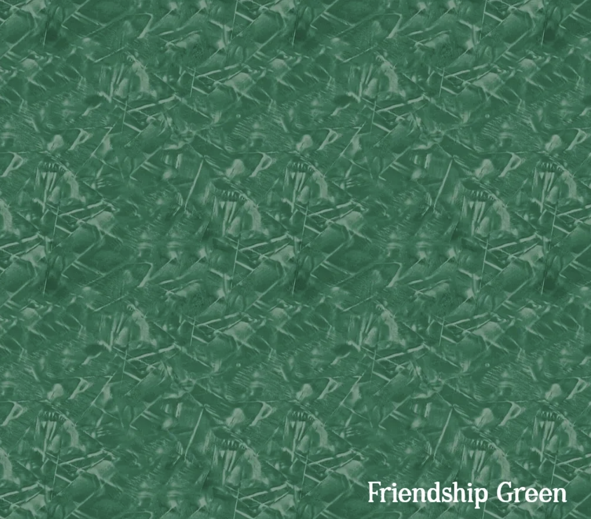 Cracked Ice- Friendship Green