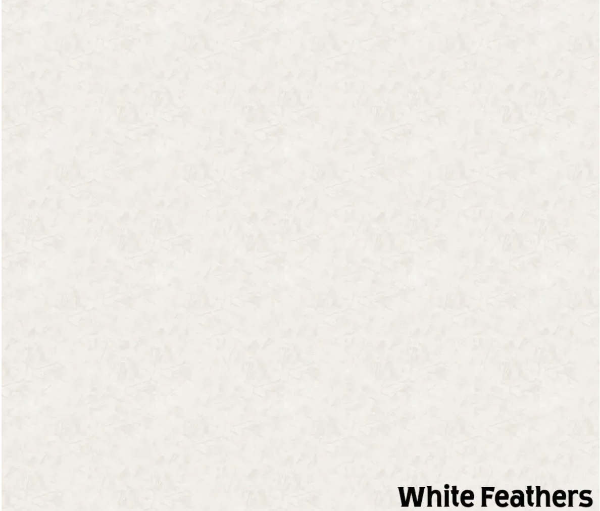 Cracked Ice White Feathers