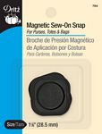 Magnetic Sew-In Snap Square 3/box