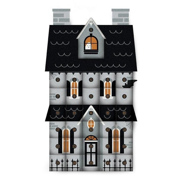 Frank and Friends 28 1/4" x 68 1/2" Haunted House Countdown Felt Panel
