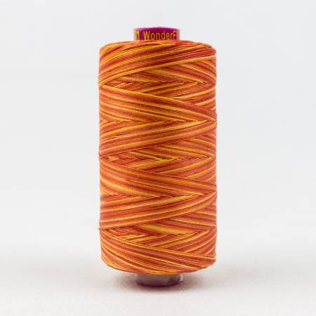 Fruitti Variegated 12wt Cotton Thread 400m Tomato