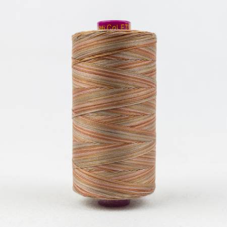 Fruitti Variegated 12wt Cotton Thread 400m Clay
