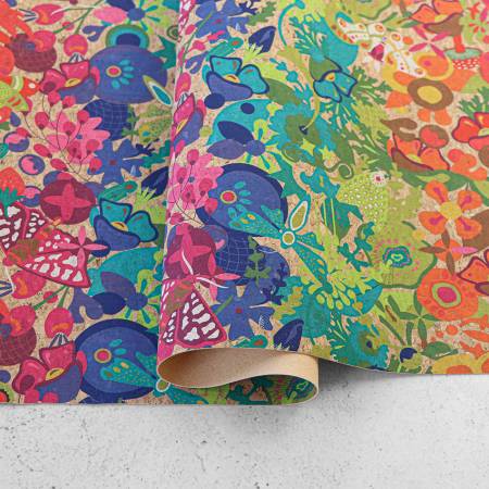 Art Theory Whole Cloth Cork Fabric 1/2 Yard Cut