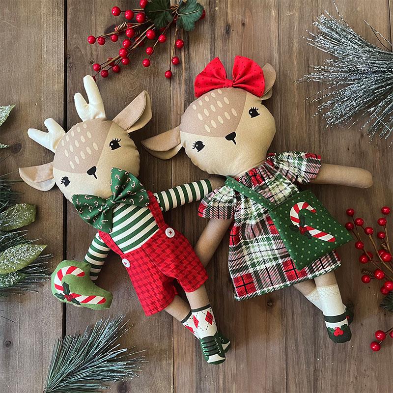 Holiday Cheer Reindeer Stuffie