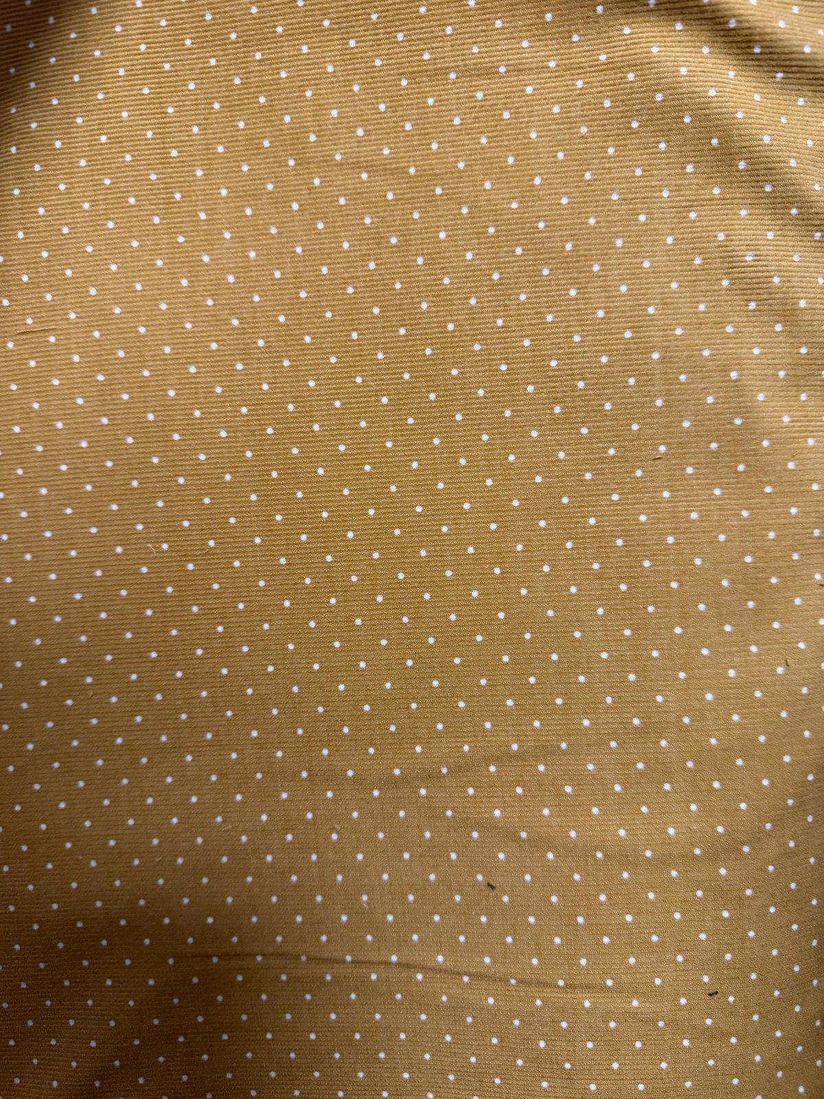 Gold Dot Cotton Corduroy