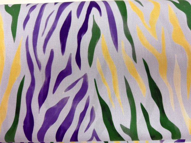 Mardi Gras Tiger Stripe 60"