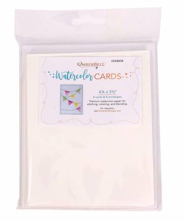 Premium Watercolor Cards and Envelopes 4/1/4in x 5-1/2in