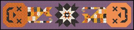 Beggar's Night Calico Cats/Jacks Runner Kit