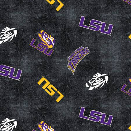 Louisiana Distressed Logo on Flannel