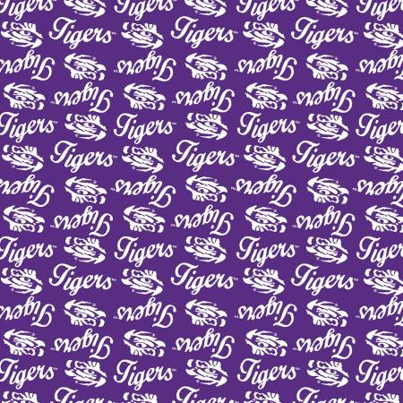 NCAA-LSU Mini Packed Logo Cotton