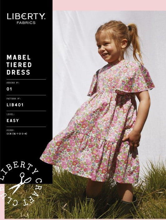 Liberty Fabrics Mabel Tiered Dress Sewing Pattern