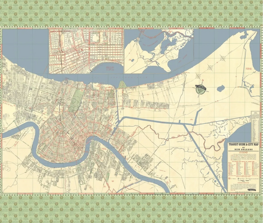 New Orleans Map 1962