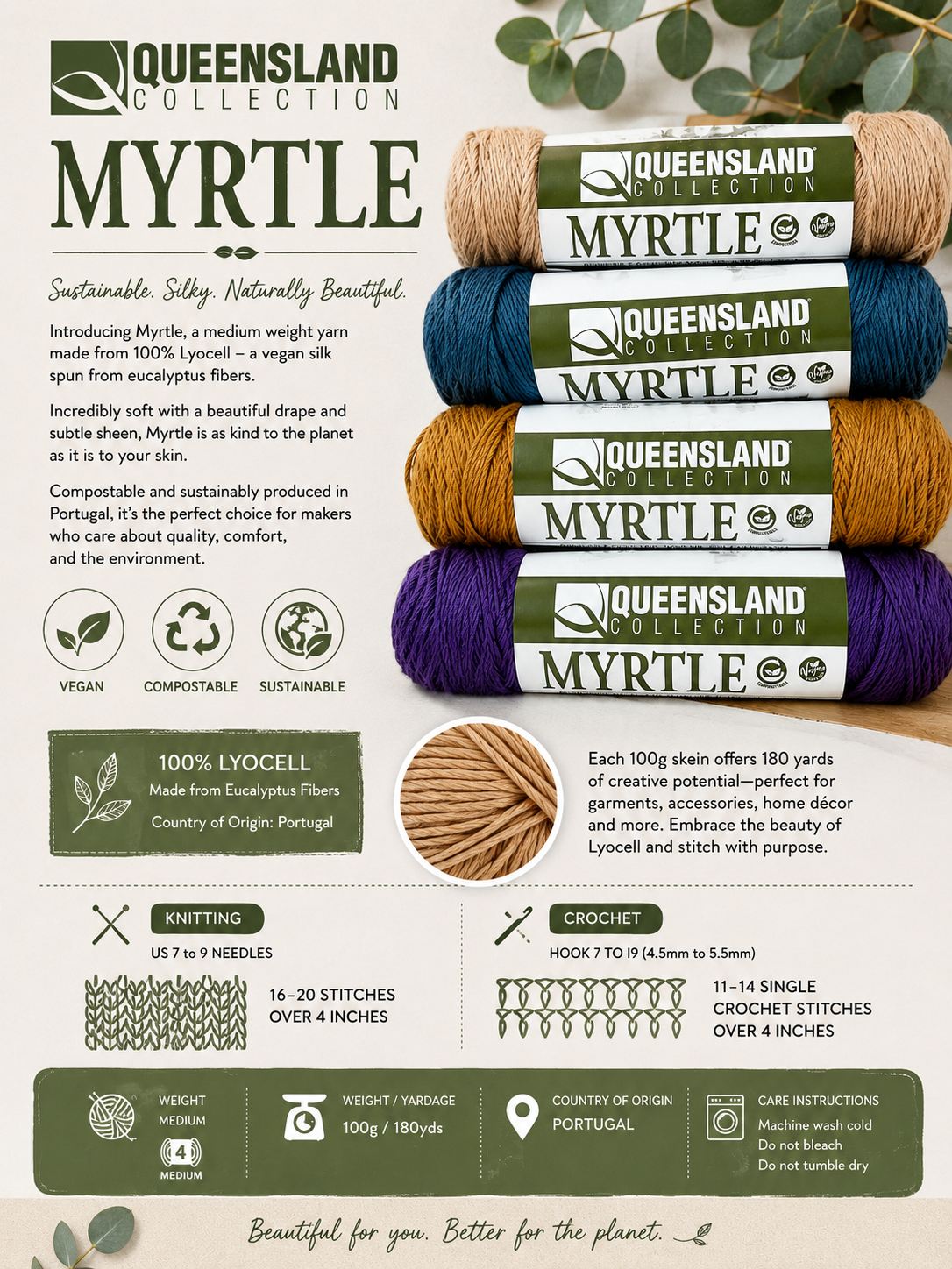Queensland Myrtle Yarn