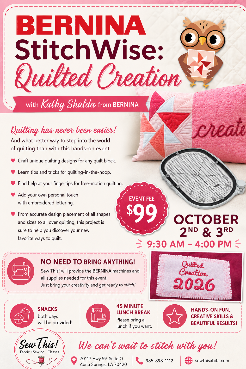 October Bernina Event