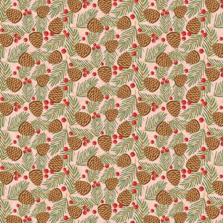 Pink Traditional Pine Cones Christmas