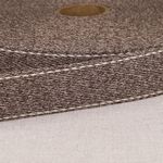 Mottled Webbing Saddle Stitch, 1.25 in, Brown
