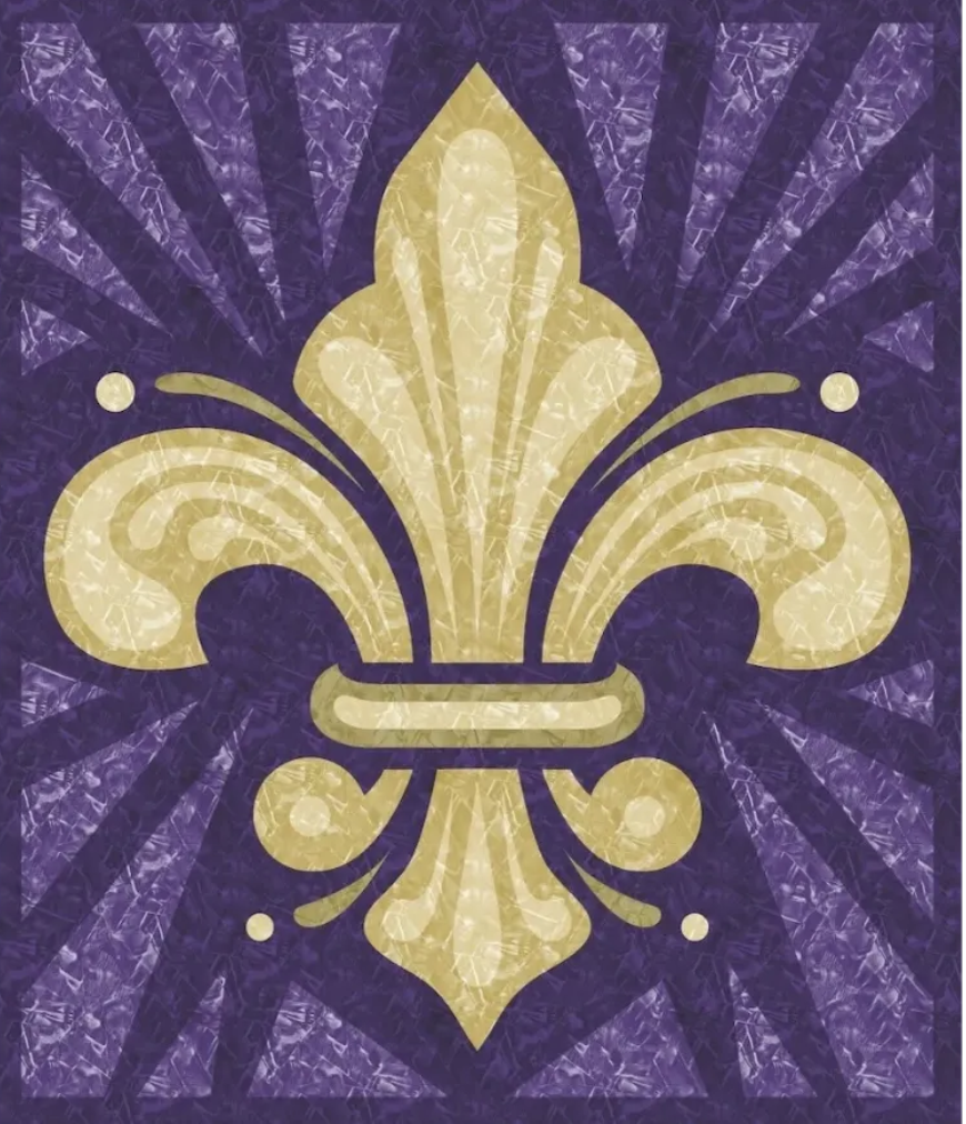 LSU Fleur De Lis Panel