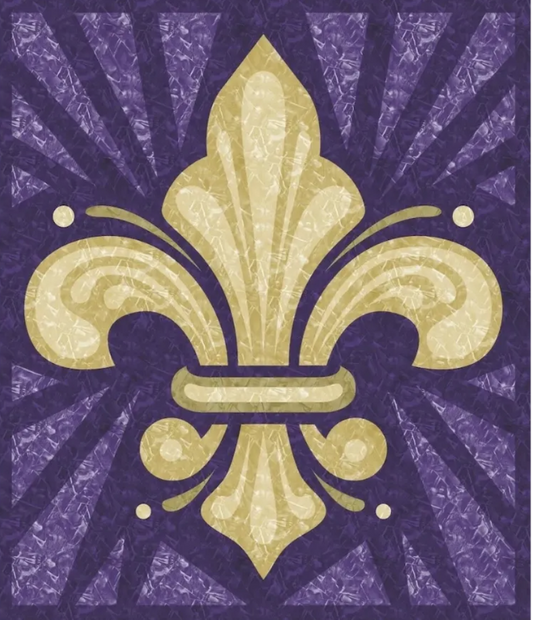 LSU Fleur De Lis Panel