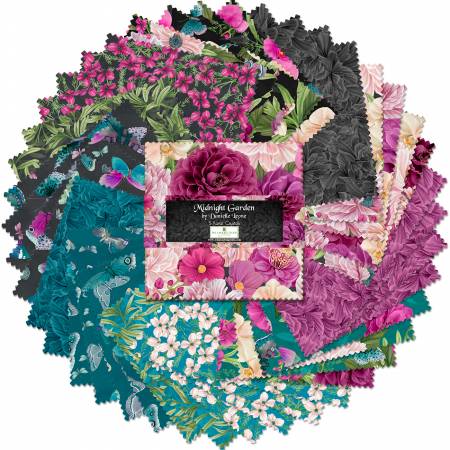 5in Sq. Midnight Garden, 42pcs.