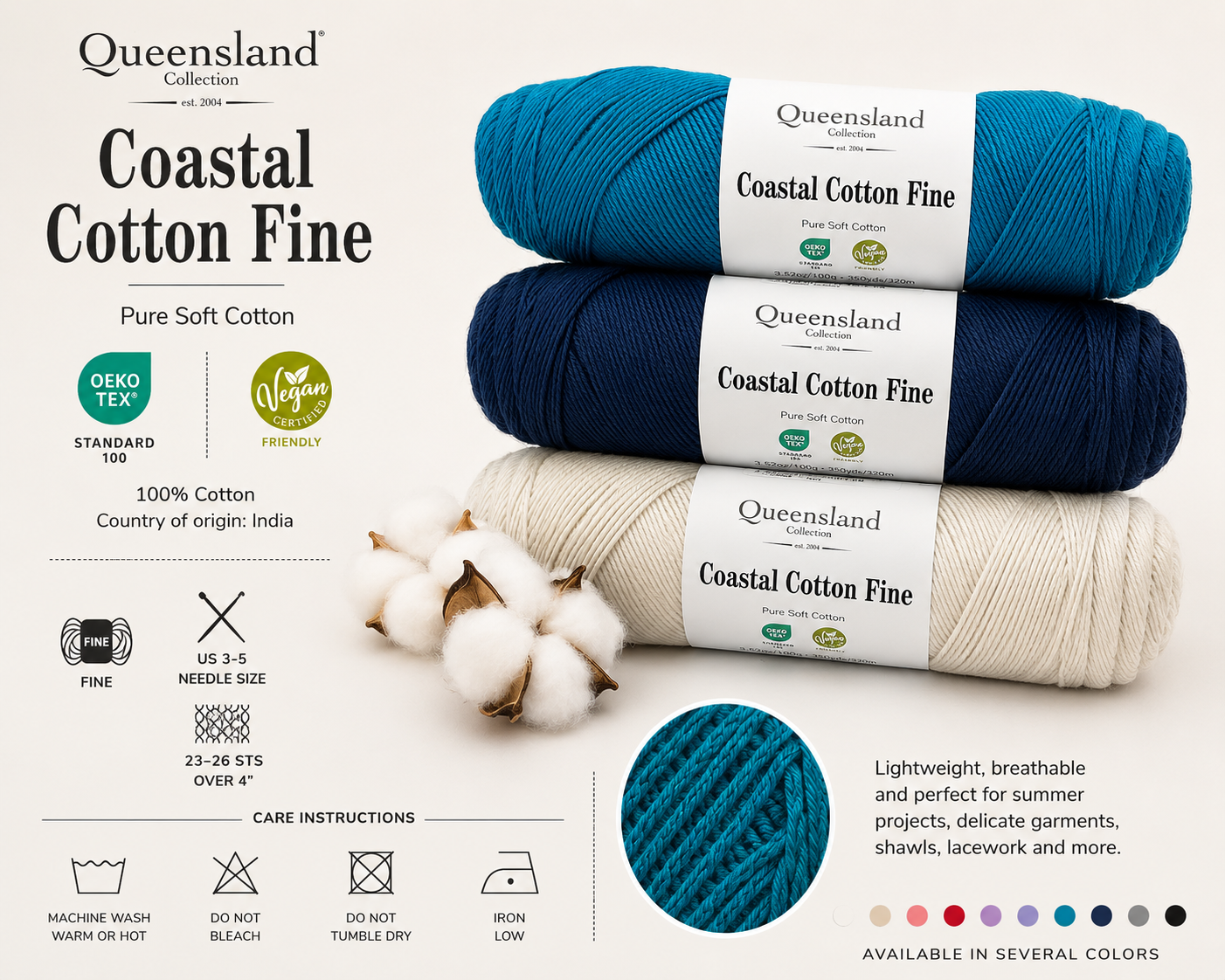 Queensland Coastal Cotton Fine