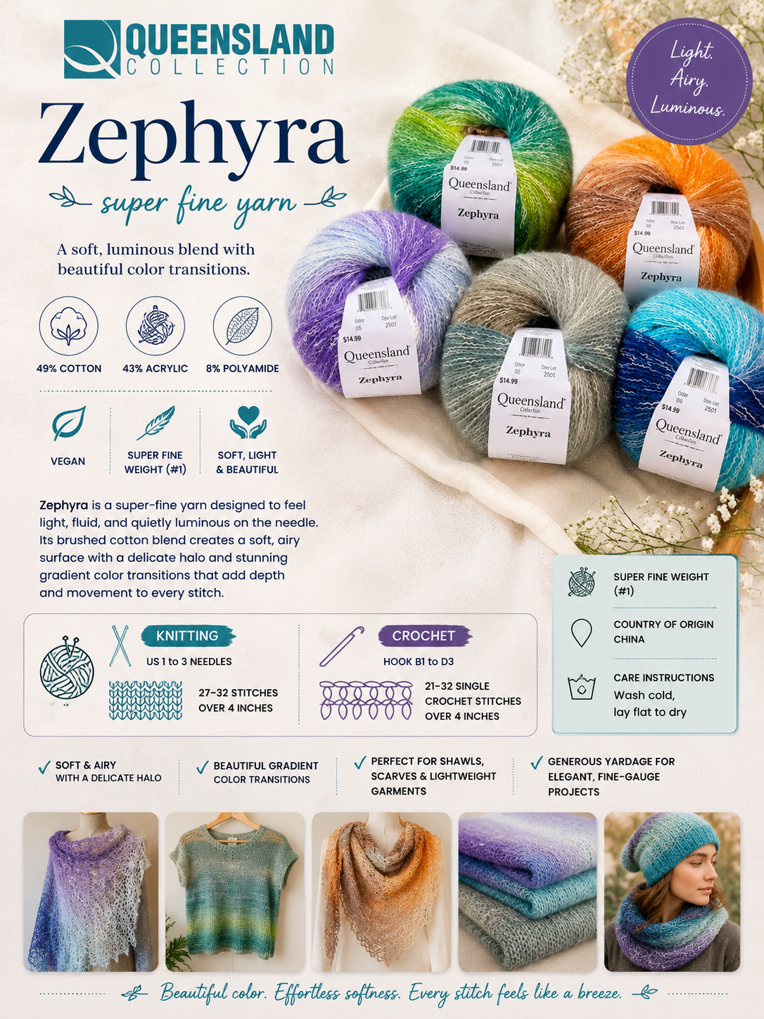 Queensland Zephyra Yarn