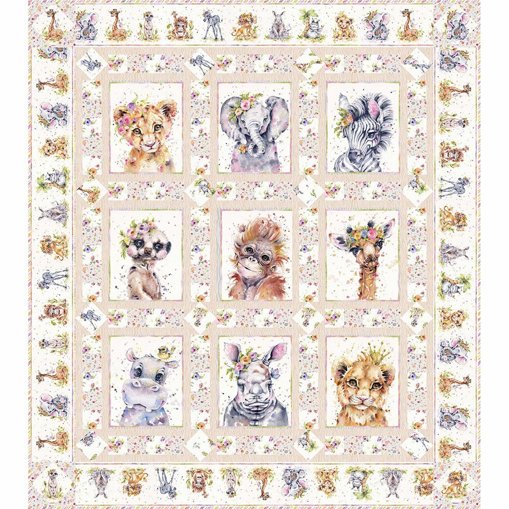Little Darlings Safari Quilt Kit