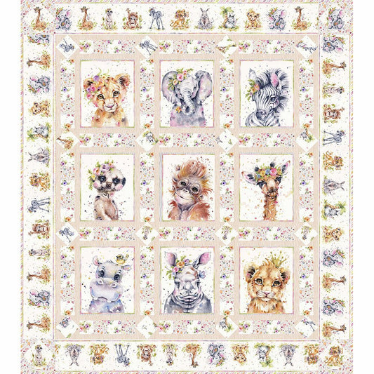 Little Darlings Safari Quilt Kit