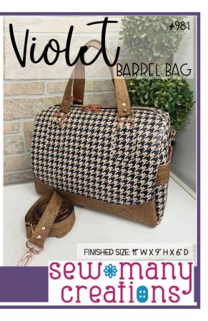 Violet Barrel Bag