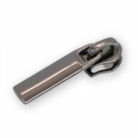 Four# 3 Rectangle Zipper Pulls Gunmetal