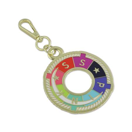 Tula Pink Floral Reef Collection: S.S. Pink Deep Dive Bag Charm