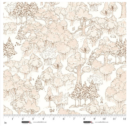 Classic Winnie Sepia Forest Mono