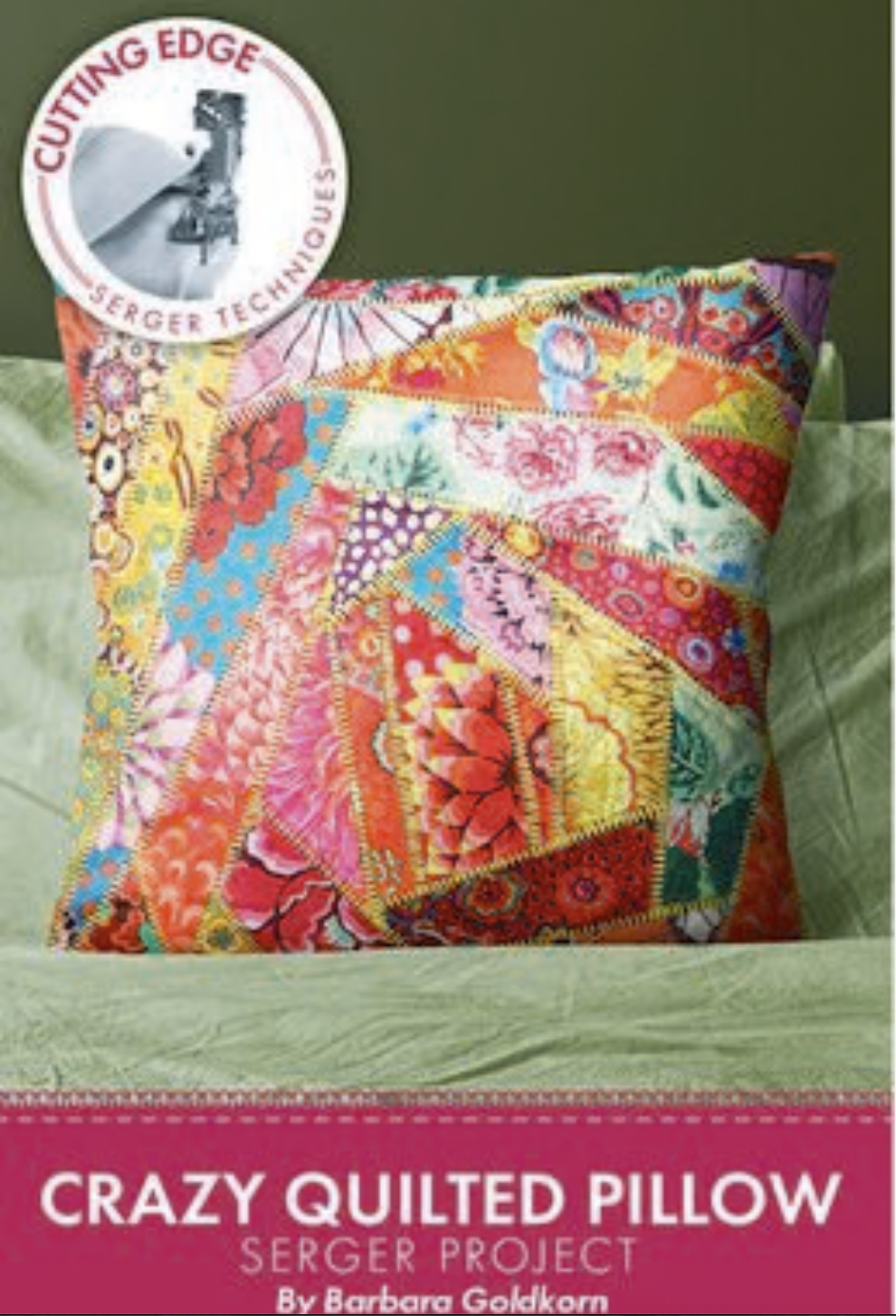Crazy Quilted Serger Pillow Pattern