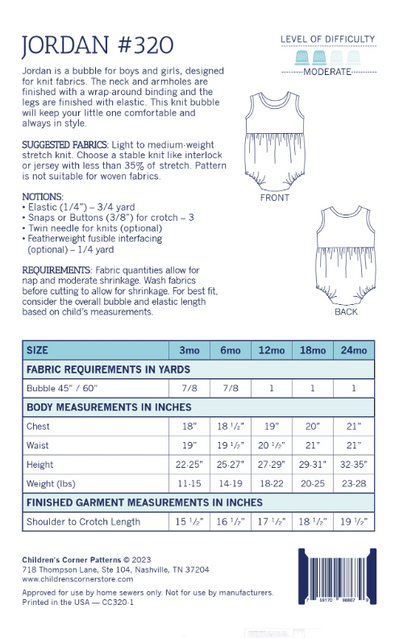 Jordan "Children's Corner Pattern"